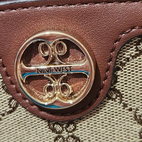 NINE WEST Kyelle Jet Set Satchel Handbag Crossbody Shoulder Bag - Picture 13 of 13